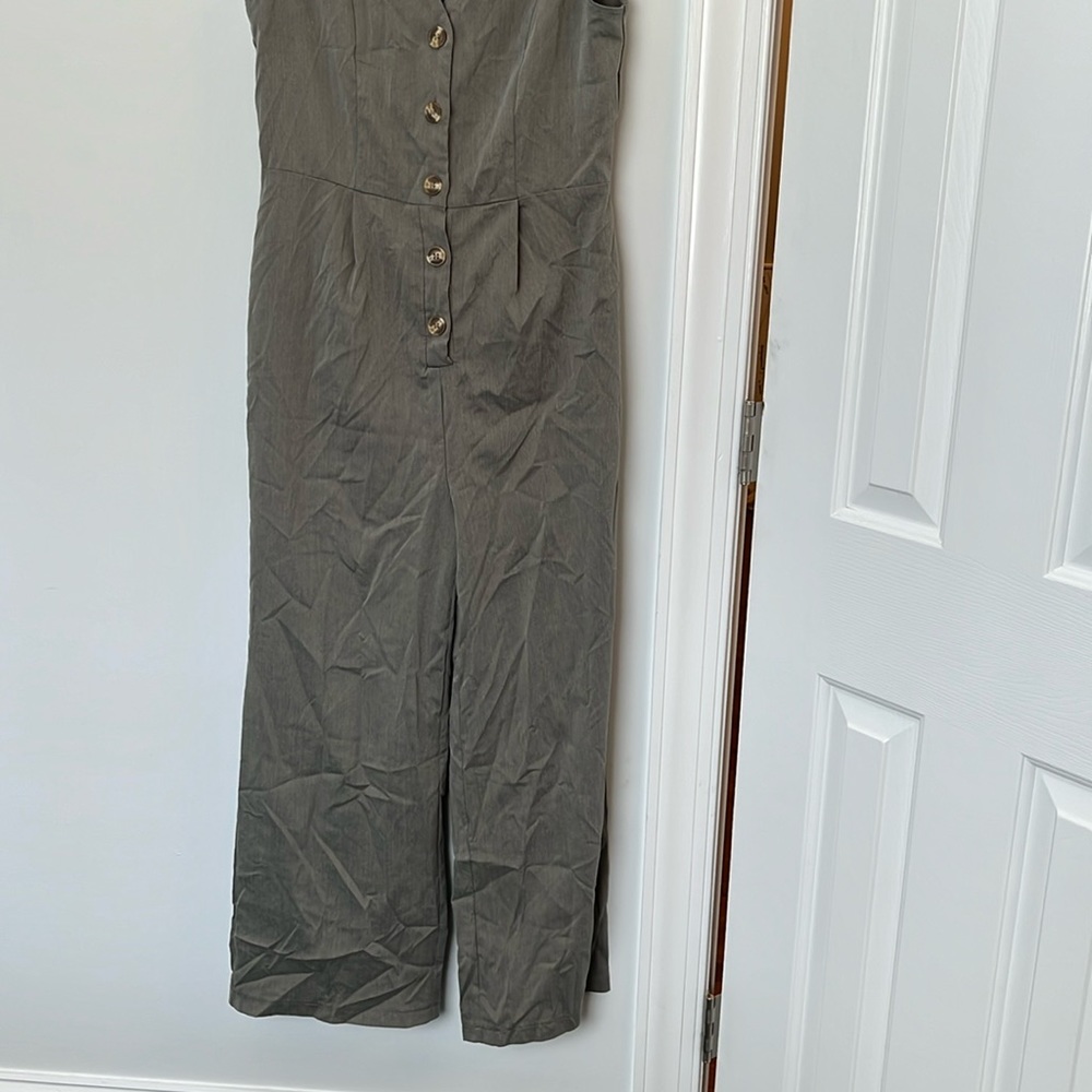 Long grey jumpsuit SHEIN